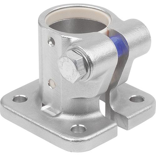 Connettore per tubi rotondo - K0499 series - HEINRICH KIPP WERK GmbH & Co. KG - a croce / in acciaio inossidabile / ad avvitamento