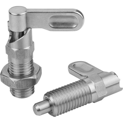 Pistoncino a molla in acciaio inossidabile - K1285 series - HEINRICH KIPP WERK GmbH & Co. KG
