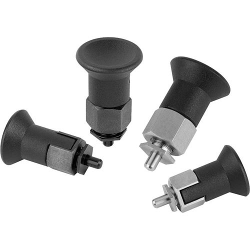 Pistoncino a molla in acciaio inossidabile - K0735 series - HEINRICH KIPP WERK GmbH & Co. KG