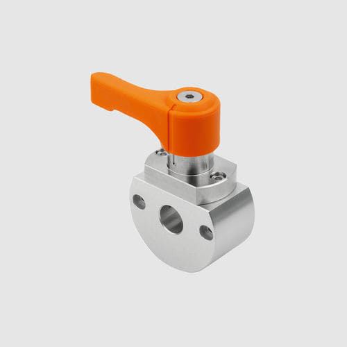 Fascetta per albero in acciaio inossidabile - K2552 series - HEINRICH KIPP WERK GmbH & Co. KG - in alluminio / a vite / con elemento di fissaggio