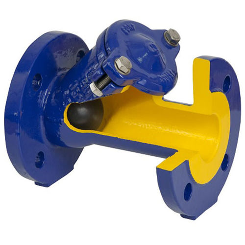 Valvola di ritegno a sfera - zCHE 400 - ZETKAMA Sp. z o.o. - per acqua / con flangia / a Y