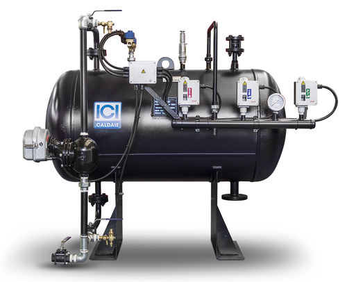 Recipiente di azoto - VEO series - ICI POWERING EVOLUTION - in acciaio al carbonio / a pressione / orizzontale