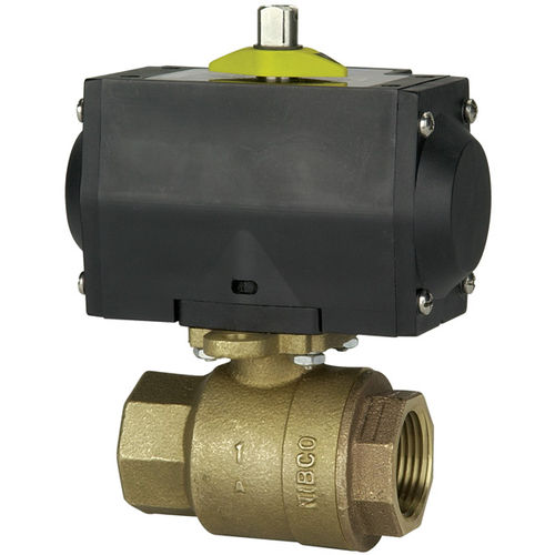 Valvola a sfera - TM-585-70-66-AP  - NIBCO - a comando pneumatico / di controllo / per prodotti chimici