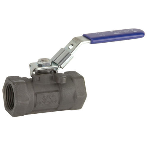 Valvola a sfera - T-560-CS-R-66-LL series - NIBCO - a leva / di isolamento / per acqua