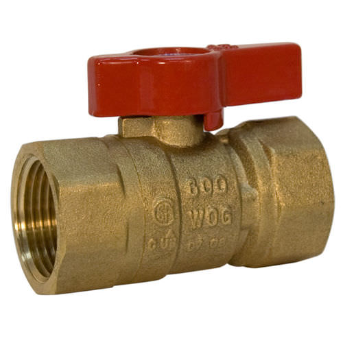Valvola a sfera - GB1A series - NIBCO - a leva / di petrolio / per gas