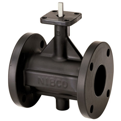 Valvola a farfalla - FD-57 series - NIBCO - a leva / di arresto / per acqua calda