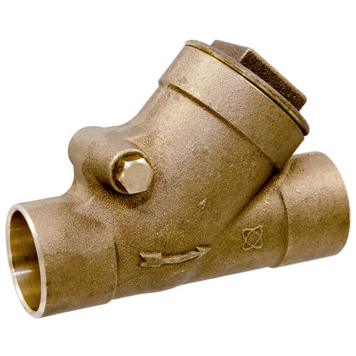 Valvola di ritegno a battente - S-413-LF series - NIBCO - avvitabile / a Y / di disintasamento