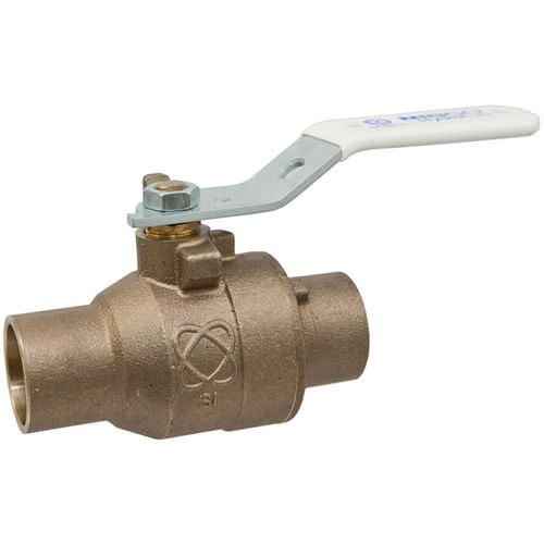 Valvola a sfera - S-585-66-LF series - NIBCO - a leva / di arresto / per acqua