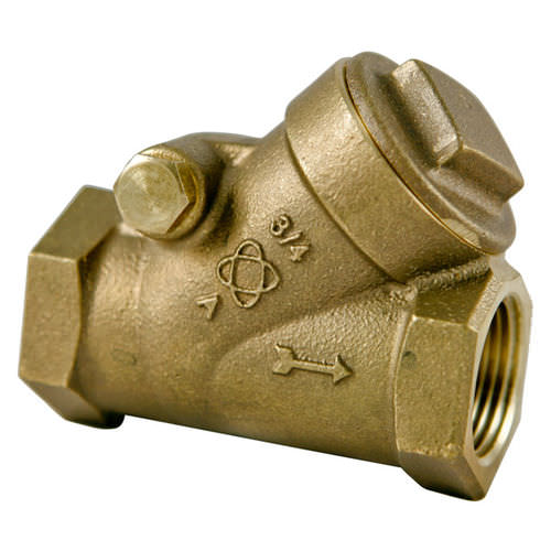 Valvola di ritegno a battente - T-413-Y-LF series - NIBCO - a disco / filettata / di disintasamento