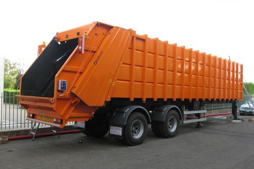 Semirimorchio con cassone ribaltabile - ECO.ZETA - a 2 assi / trainato