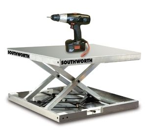 Tavola elevatrice a forbice - max. 300 lb | Lift-Tool™ - SOUTHWORTH - idraulica / stazionaria