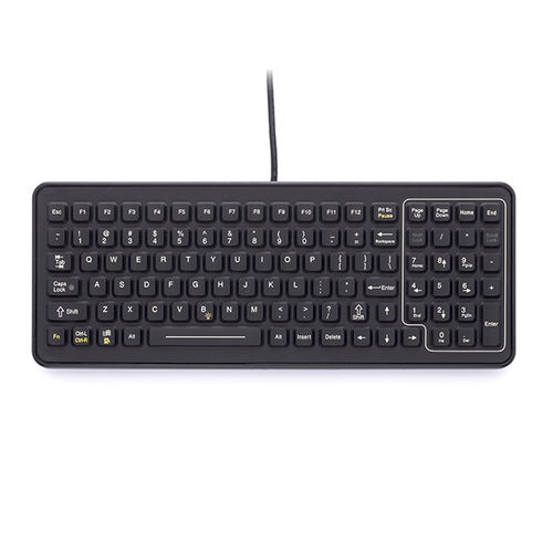 Tastiera da ufficio - SLK-101-NV - IKEY Industrial Peripherals - 101 tasti / industriale / in policarbonato