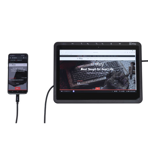 Display informativo LCD - IK-KV-11.6W - IKEY Industrial Peripherals - con touch screen capacitativo / 1920 x 1080 / 11.6"