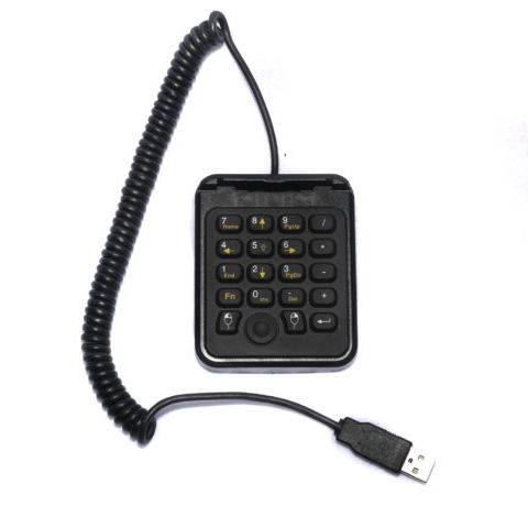Tastiera numerica 17 tasti - IK-170 - IKEY Industrial Peripherals - benchtop / in gomma siliconica / USB