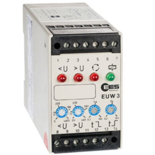 Relè di sorveglianza di sottotensione - EUW 3 - Elektra Elektronik GmbH & Co. Störcontroller KG - di sovratensione / di sequenza di fasi / trifase