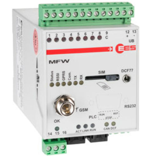 Dispositivo di controllo di disturbi di rete analogico - MFW  - Elektra Elektronik GmbH & Co. Störcontroller KG - GSM / da montare su pannelli / digitale