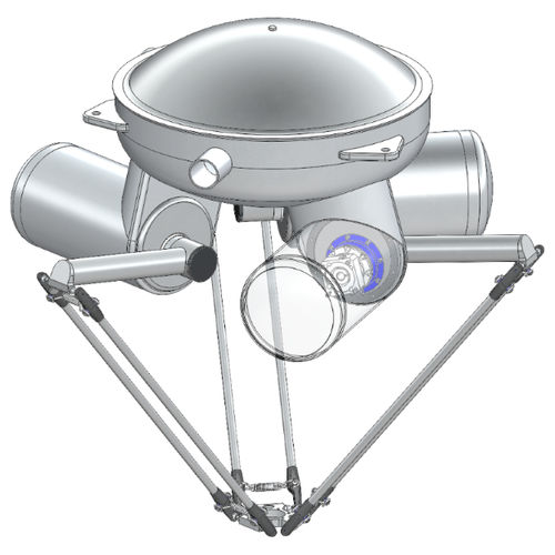 Robot delta - D4-650-HD021 - Codian Robotics - 4 assi / pick and place / per l'industria agroalimentare