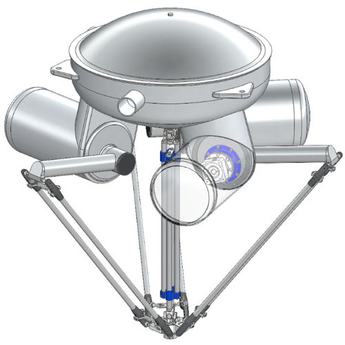 Robot delta - D4-800-HD021-RH090 - Codian Robotics - 4 assi / pick and place / per l'industria agroalimentare