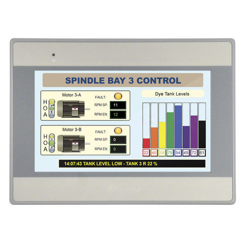 HMI con touch screen resistivo - HMI5070L - Maple Systems - ad incastro / 800 x 480 / ARM Cortex-A8