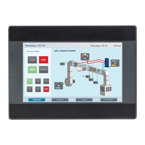 HMI con touch screen resistivo - HMI5070B - Maple Systems - ad incastro / 800 x 480 / RISC
