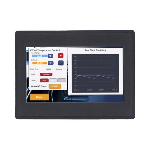 HMI con touch screen resistivo - HMC4043A-M - Maple Systems - ad incastro / 1024 x 600 / RISC