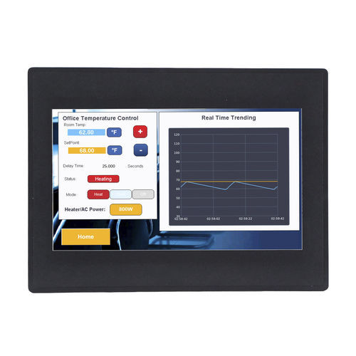 HMI con touch screen resistivo - HMC2070A-M - Maple Systems - ad incastro / 800 x 480 / RISC