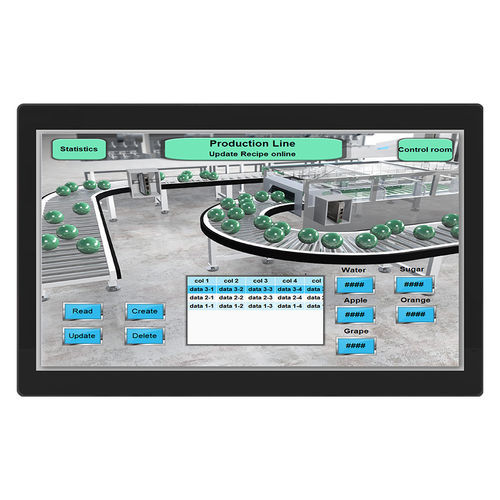 Panel PC di LCD - PC1221AP - Maple Systems - con touch screen capacitativo / 21" / Full HD