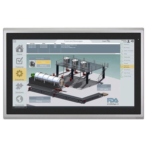 Monitor TFT-LCD - MON6021APHEB - Maple Systems - a tecnologia capacitiva proiettata / industriale / per cantiere di costruzione