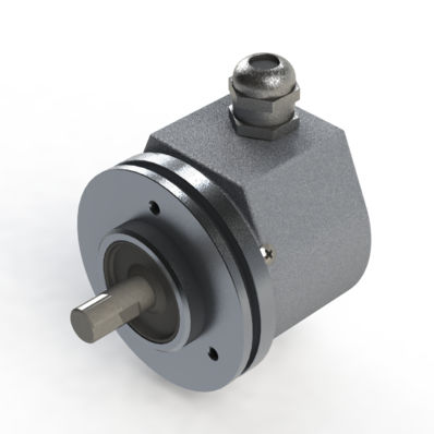 Encoder rotativo assoluto - MS series - Hohner Elektrotechnik GmbH - meccanico / 16 bits / 12 bits