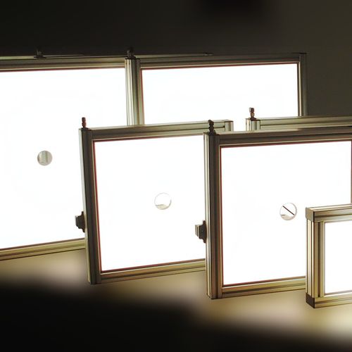 Illuminazione per sistema di visione frontale - HCL-LEF-C series - VEA Srl - rettangolare / LED / bianca