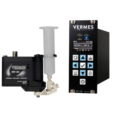 Microdosatore per prodotti ad alta viscosità - MDS 1560 - VERMES Microdispensing GmbH - volumetrico / con tecnologia Dynamic Shockwave (DST) / per l'industria elettronica