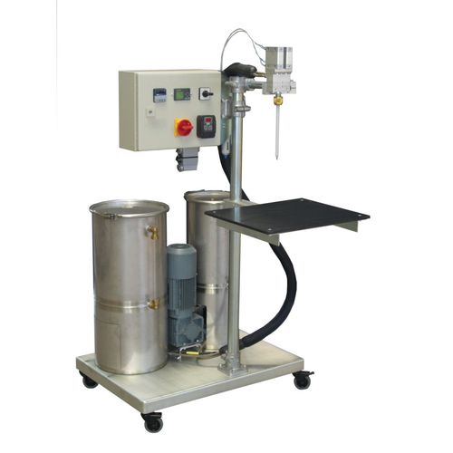 Sistema di dosaggio per liquidi - MUD - Wöhler Brush Tech - bicomponente / con agitatore