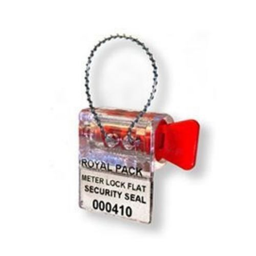 Sigillo di sicurezza in policarbonato - METER LOCK FLAT - ROYAL PACK - per estintore