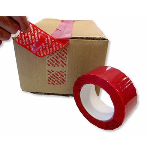 Etichetta di sicurezza - ROYAL PACK - adesiva / rossa / in rotoli