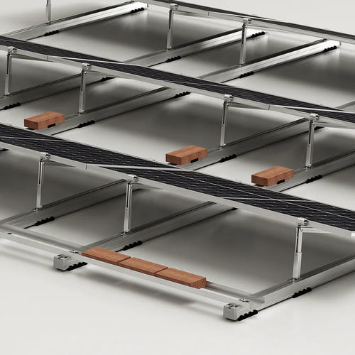 Sistema di fissaggio per impianti fotovoltaici per tetto piano - UNINET - Contact Italia srl