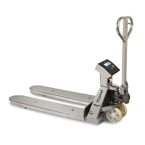 Transpallet pesatore - Gram Core TCamel Inox - Gram Group - elettrico / a timone con guida da terra / 380 V