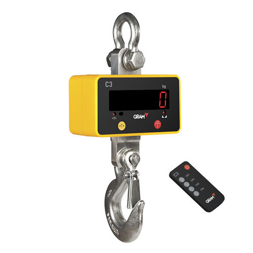 Gancio pesatore digitale - Gram Lite C3 - Gram Group - con display LED / con batteria ricaricabile