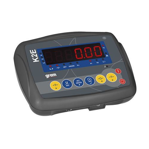 Indicatore di peso con display LED - Gram  K2E  - Gram Group - ad incastro / a parete / RS-232