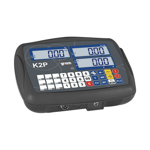 Indicatore di peso display LCD - Gram K2P - Gram Group - ad incastro / analogico / a distanza