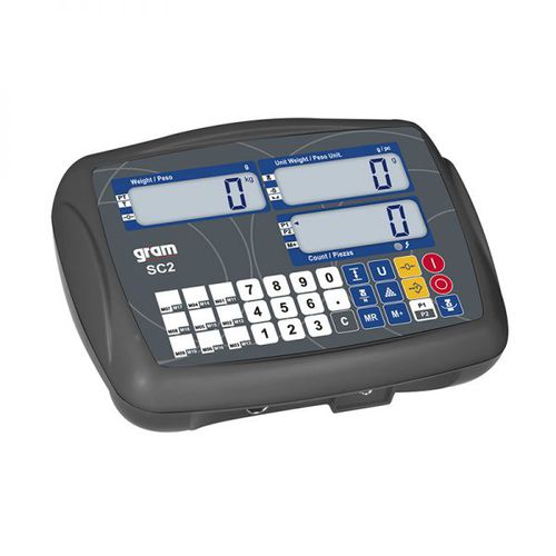 Indicatore di peso display LCD - Gram SC2  - Gram Group - ad incastro / RS-232 / a distanza