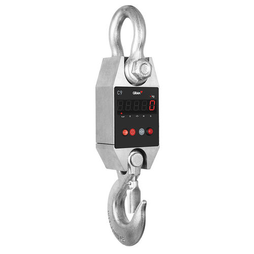 Gancio pesatore digitale - Gram Lite C9 - Gram Group - con display LED / con batteria ricaricabile