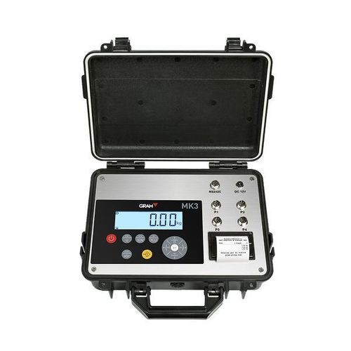 Indicatore di peso con stampante integrata - GRAM MK3 Printer Indicator - GRAM - display LCD / portatile / con batteria