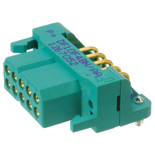 Connettore ibrido - DF Series - Positronic Industries - PCB / rettangolare / femmina
