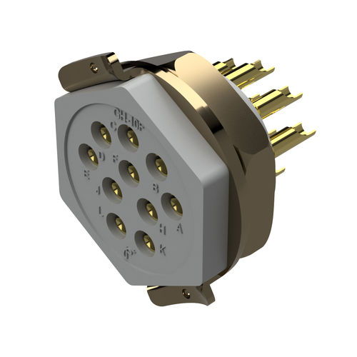 Connettore esagonale - GH Series - Positronic Industries - di alimentazione elettrica / PCB / diritto