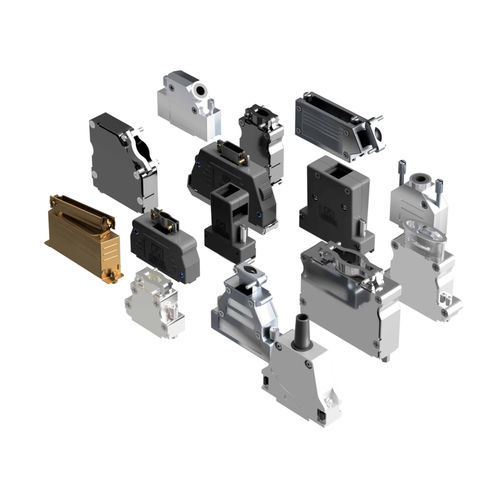 Cappuccio connettore Sub-D - Backshells - Positronic Industries - con schermatura EMC / in metallo / in alluminio