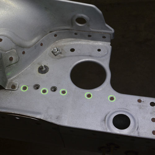 Proiettore laser per controllo di qualità - WERKLICHT - EXTEND3D - per l'ottimizzazione delle operazioni / per prevenzione degli errori / per il fissaggio