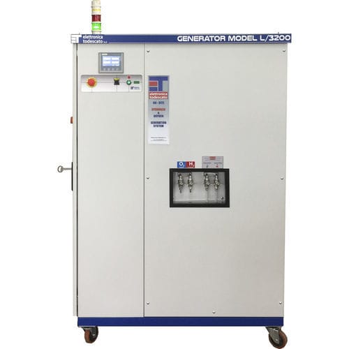 Generatore di ossigeno e di idrogeno gassoso asciutto - L/3200 - Elettronica Todescato - di alta purezza / industriale / a membrana elettrolitica