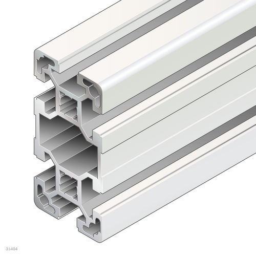 Profilo in alluminio anodizzato - 3842529341 - Bosch Rexroth - Assembly Technology - rettangolare / ad uso industriale / aperto