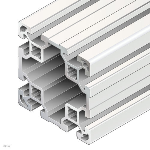 Profilo in alluminio anodizzato - 3842529347 - Bosch Rexroth - Assembly Technology - rettangolare / ad uso industriale / aperto