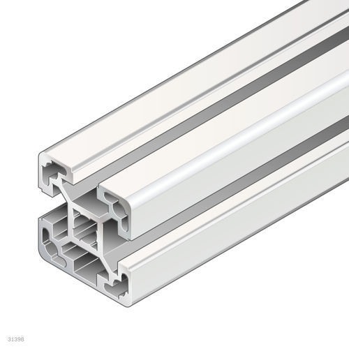 Profilo in alluminio anodizzato - 3842529367 - Bosch Rexroth - Assembly Technology - rettangolare / ad uso industriale / aperto